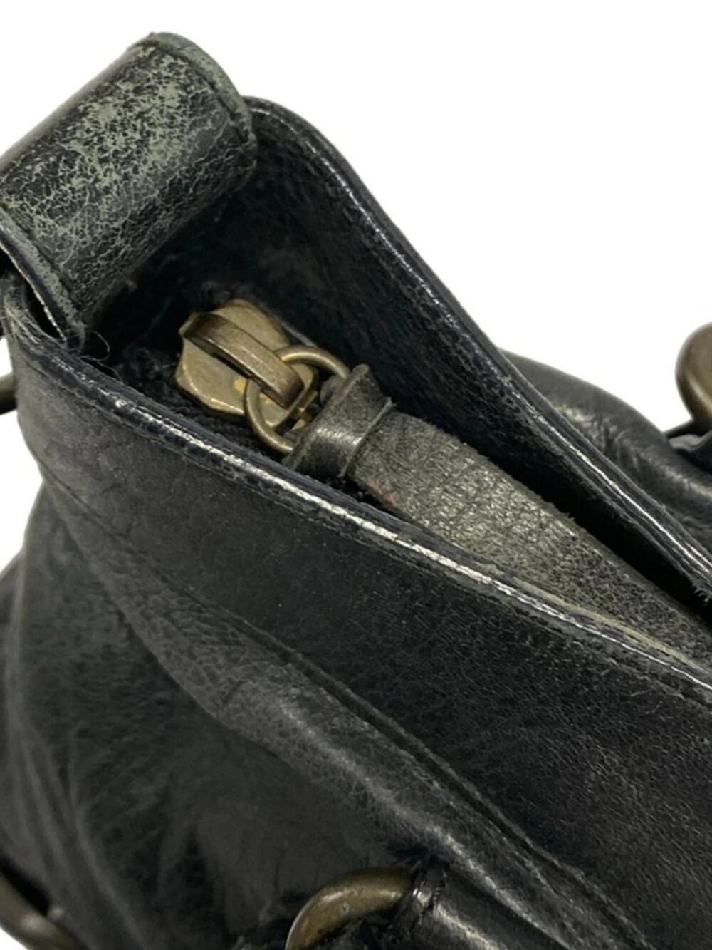 BALENCIAGA The First 103208 Black Leather Handbag - Picture 9 of 15